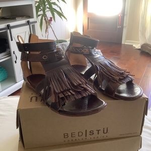 BED STU Alena Teak Rustic size 8